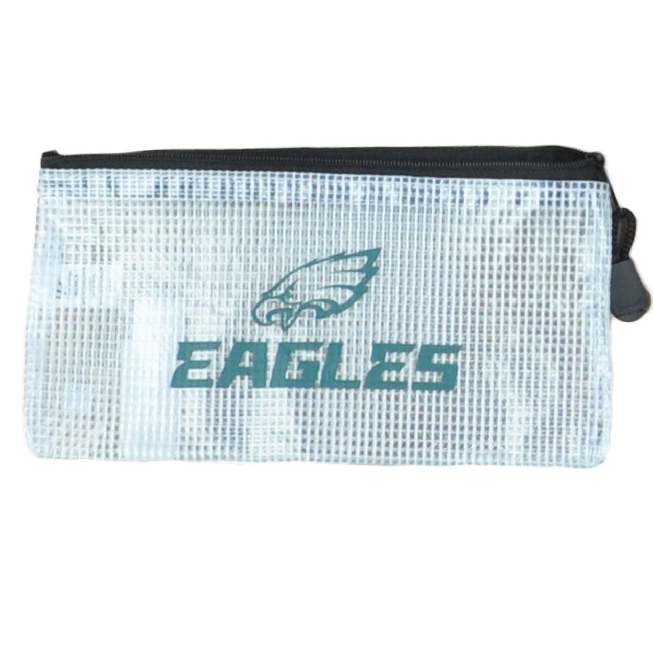 NFL Philadelphia Eagles Clear Zippered Pencil Pouch Bag Sports Fan School  Office - Cap Store Online.com