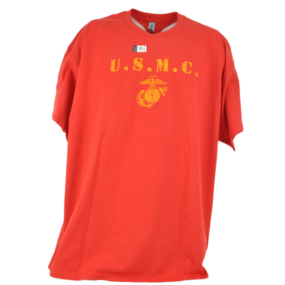 USMC MARINES ユニフォーム レッド　2XL United States US Marines Corps USMC Military Logo Red Adults