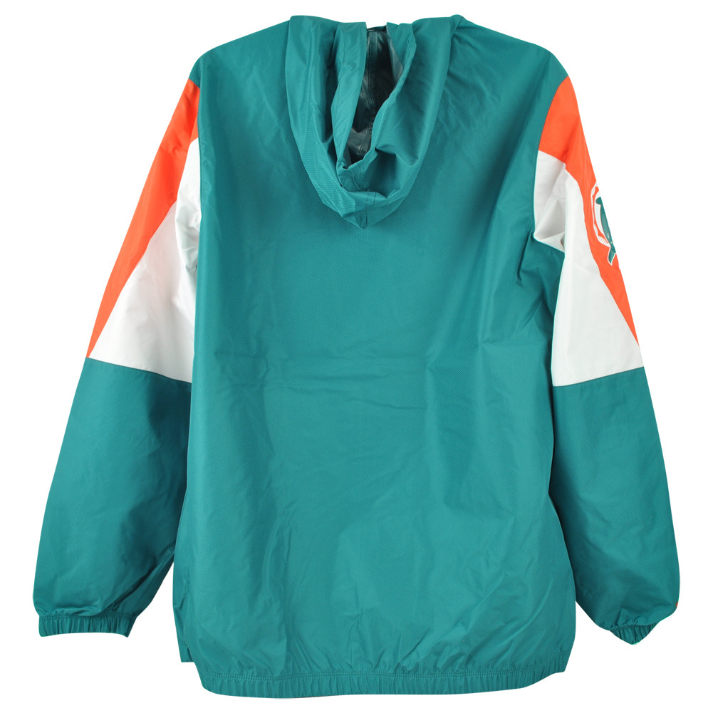 NFL Mitchell Ness Miami Dolphins Windbreaker Throw It Back Jacket