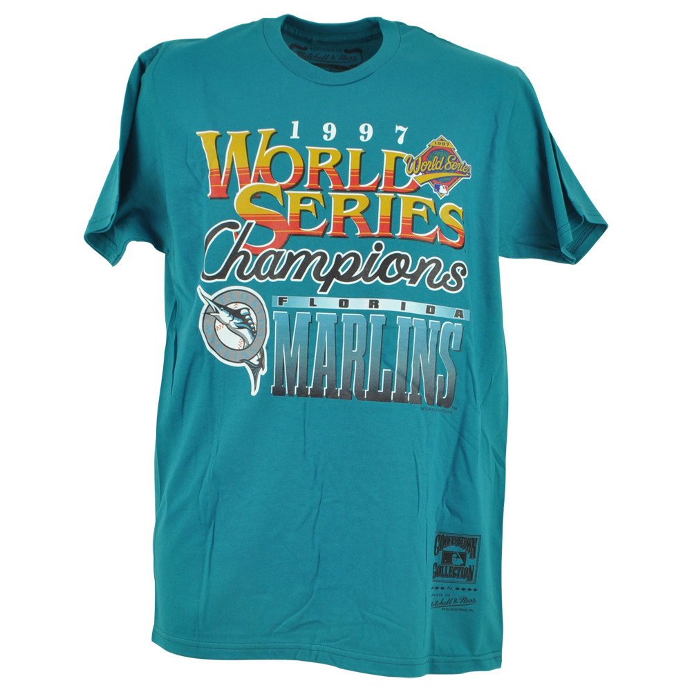 MLB Mitchell & Ness Florida Marlins World Series Champs Man Adult