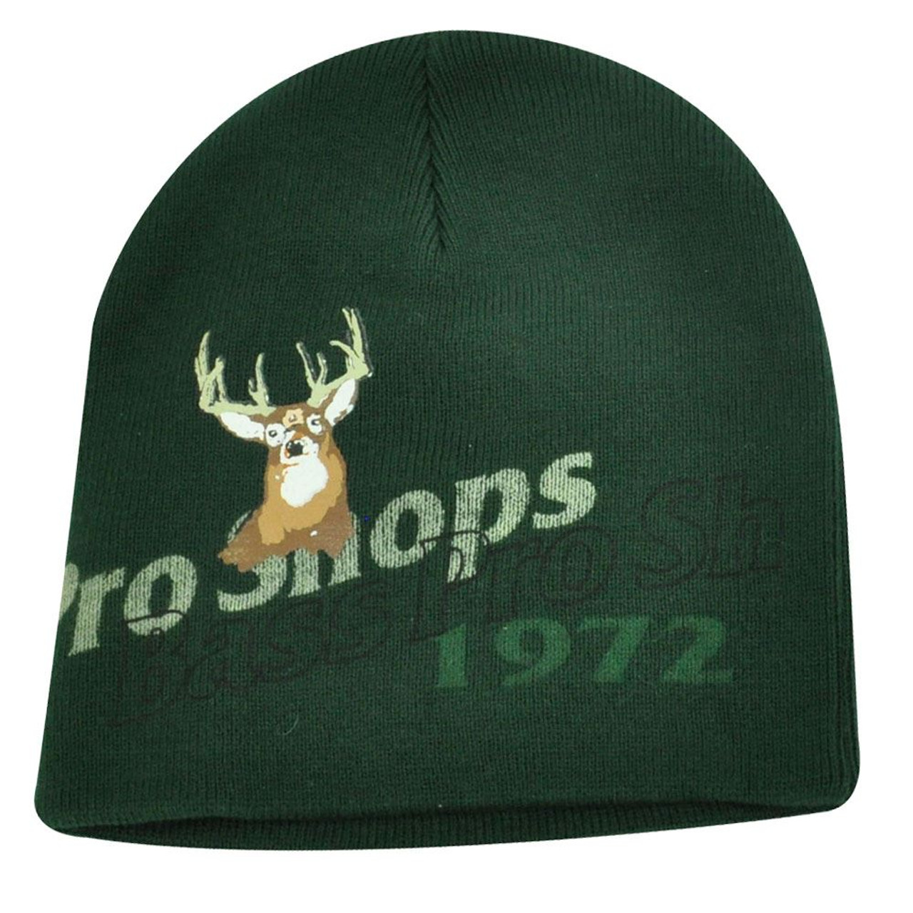 HAT BEANIE SKULLY KNIT BASS PRO SHOPS HUNTING FISHING CAMPING OUTDOOR DEER  GREEN - Cap Store Online.com