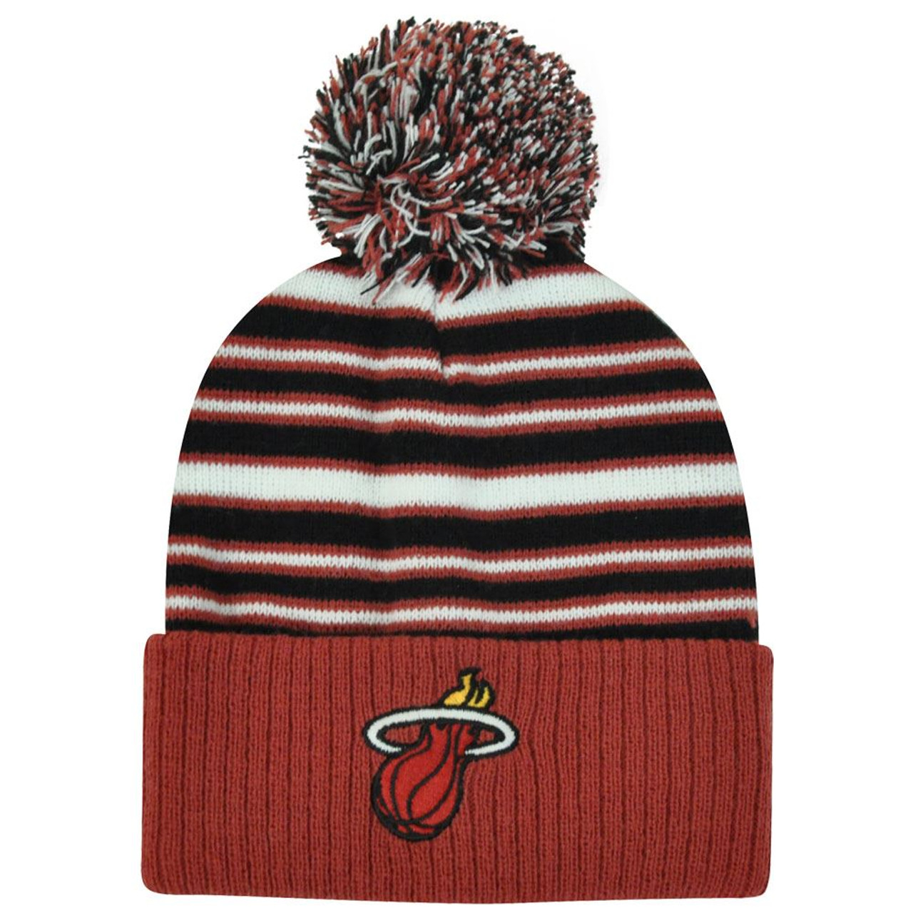 miami heat knit hat