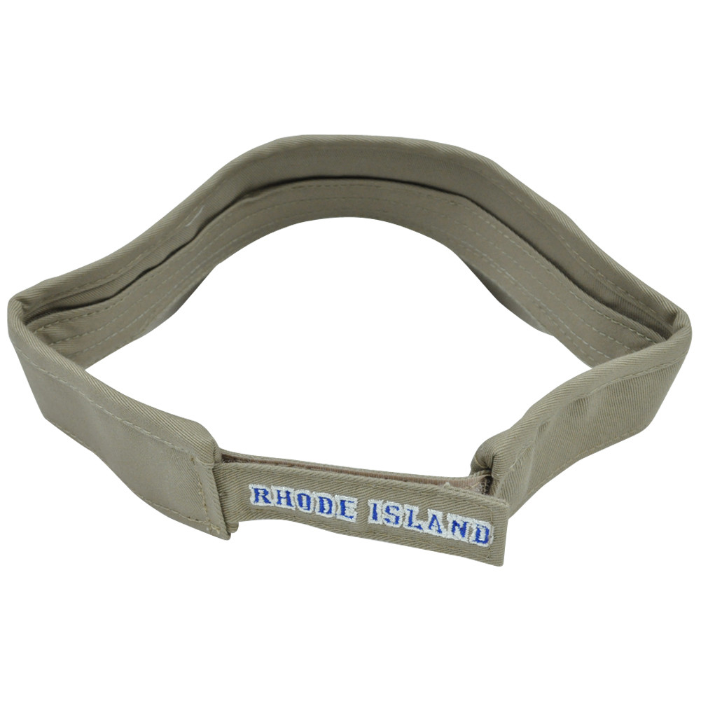 Rhode Island RI State Flag Top of the World Hope Anchor Sun Visor ...