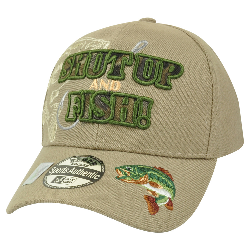 Shut Up and Fish Fishing Bass Hook 