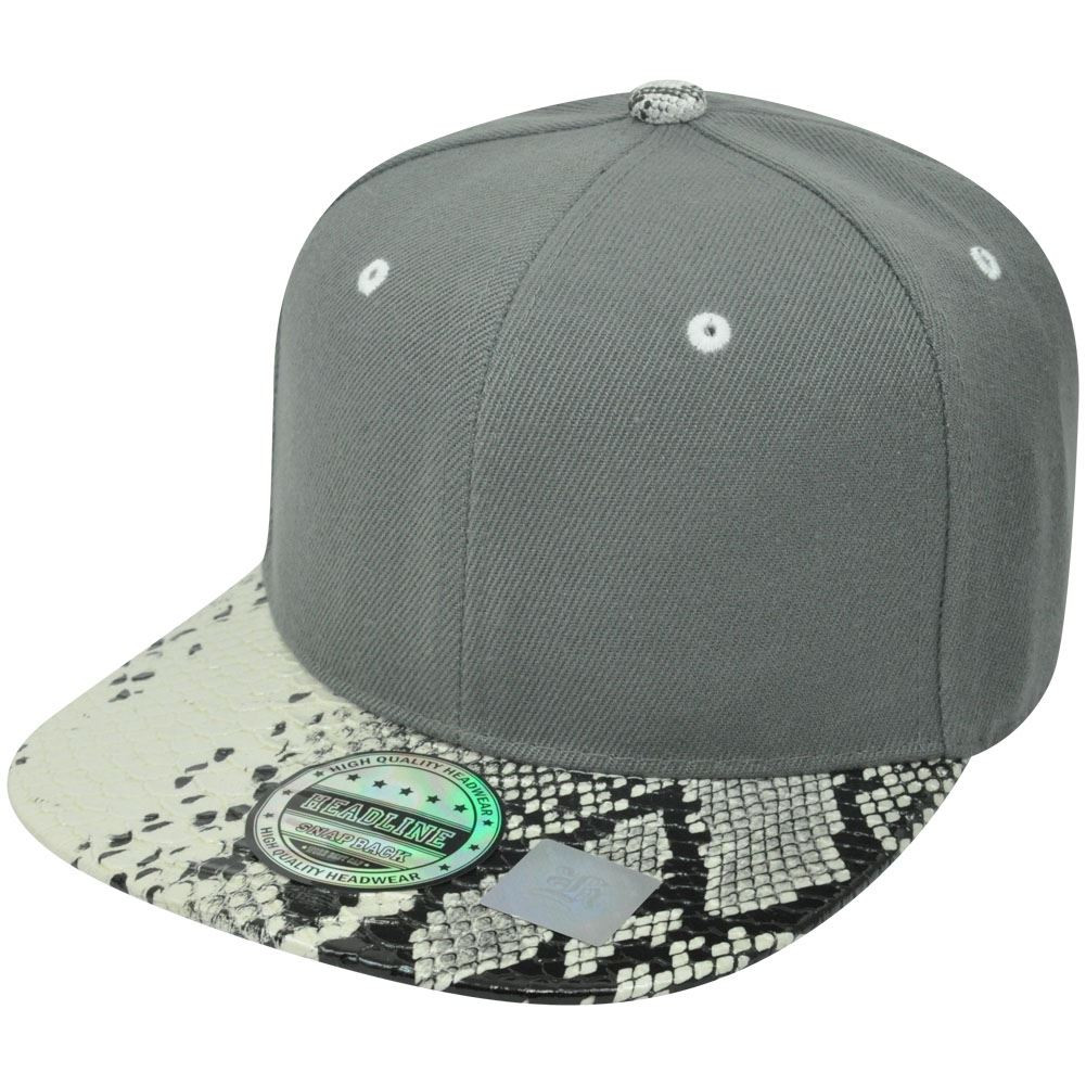 solid color flat bill hats