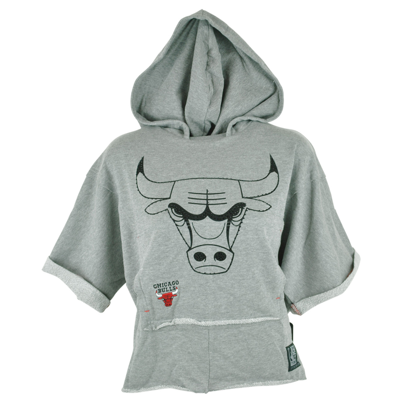 bulls short sleeve hoodie