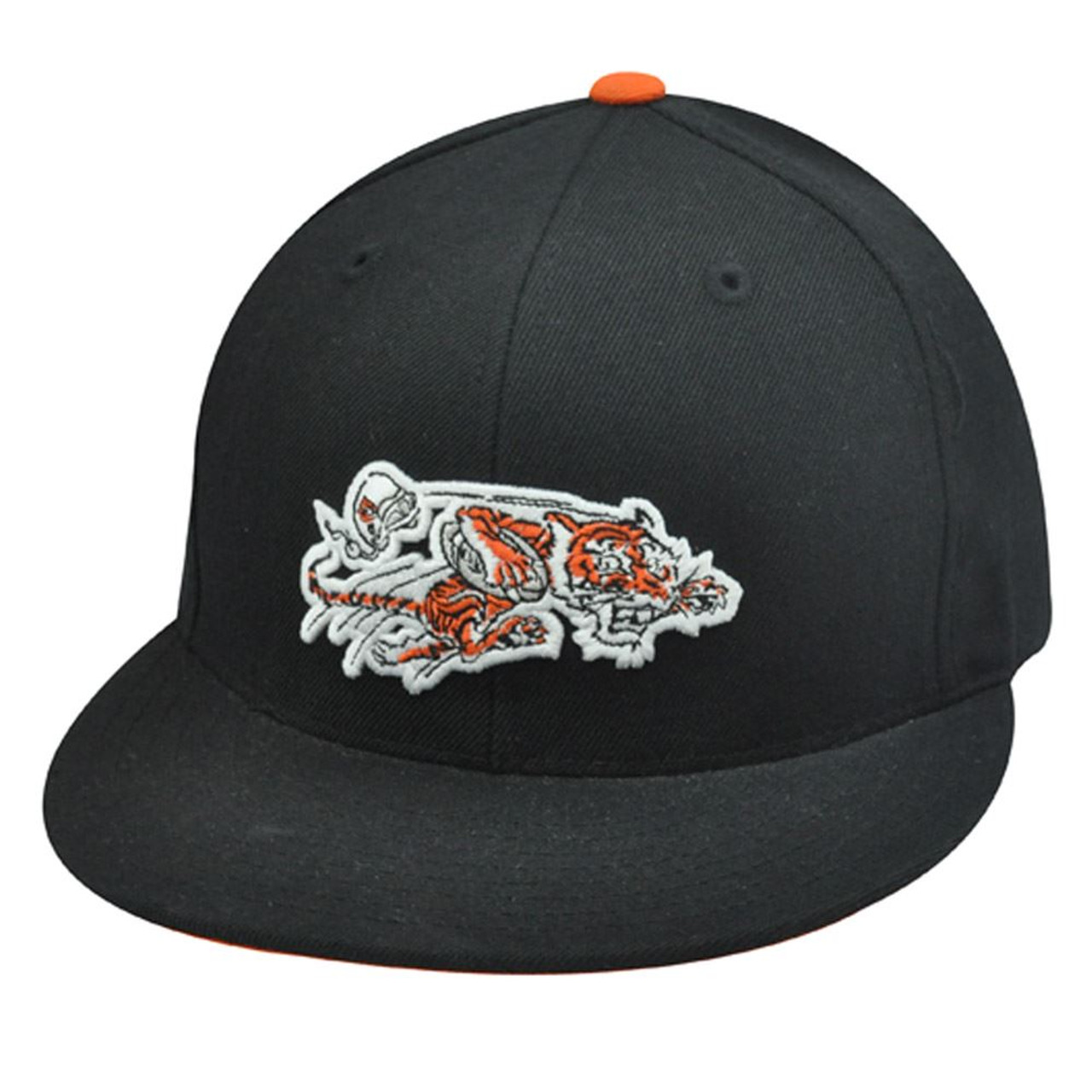 Mitchell Ness Nfl Hat Cap Throwback Cincinnati Bengals Flat Bill Fitted 7 Blk Cap Store Online Com