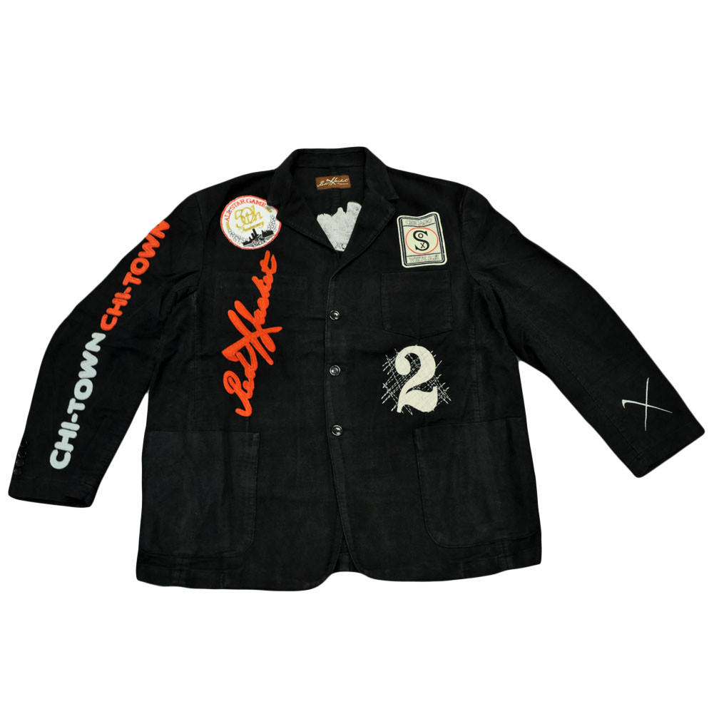 MLB Chicago White Sox Suit Button Jacket Chi Town Felt Mens Adult