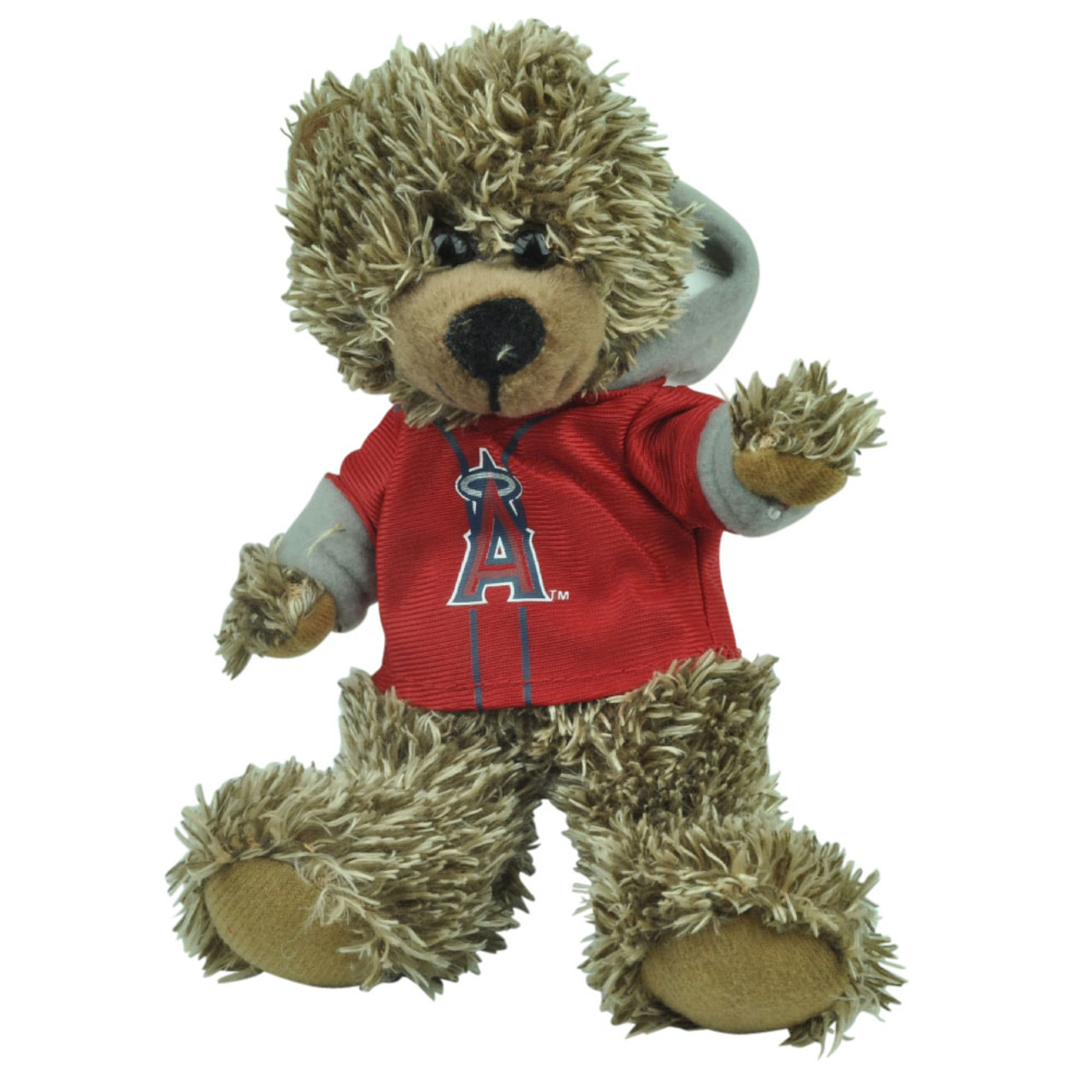 MLB Los Angeles Angels Red Hoodie Stuffed Plush Mini Teddy Bear 9