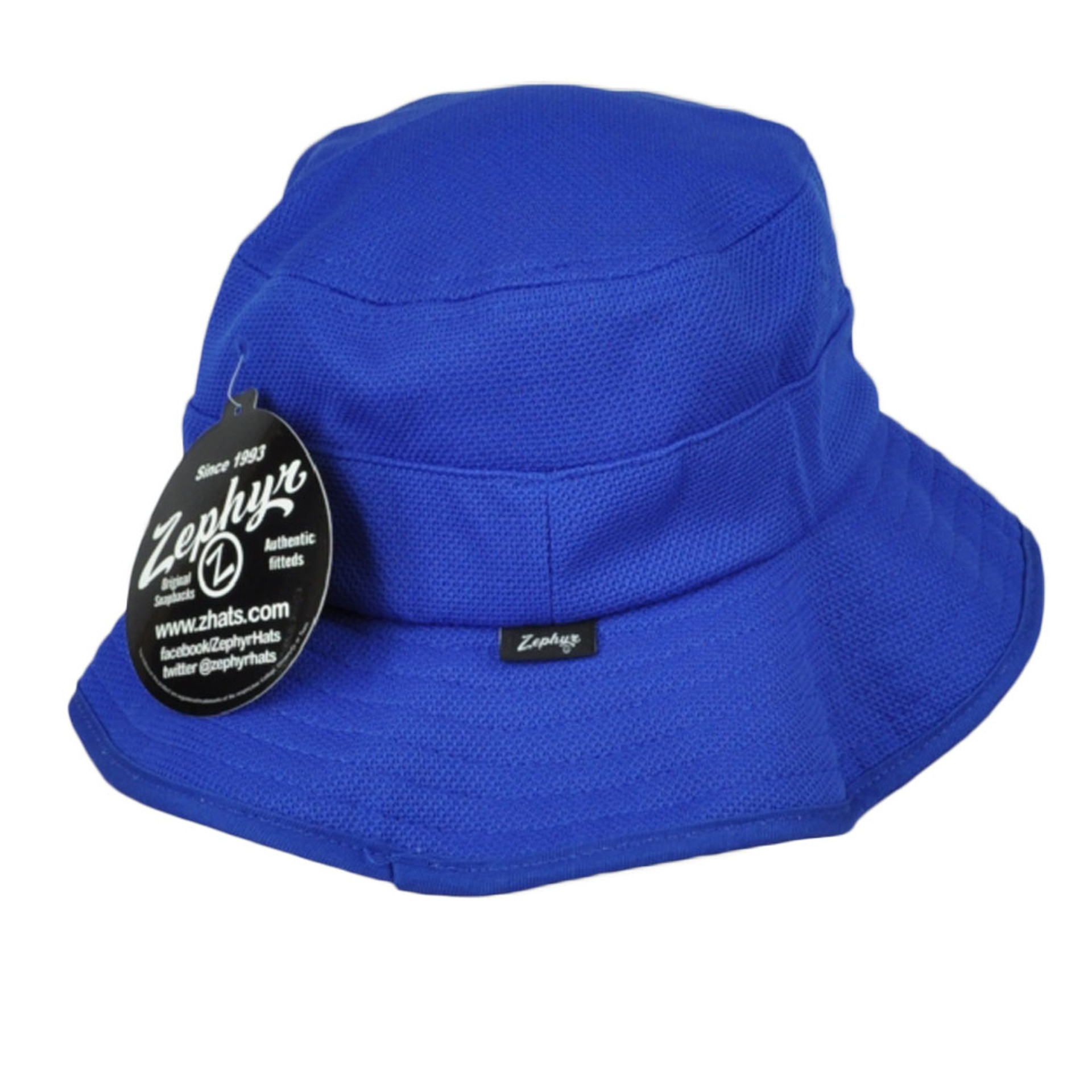 Zephyr Royal Blue Sun Bucket Fisherman Hat Blank Small Medium Outdoors ...