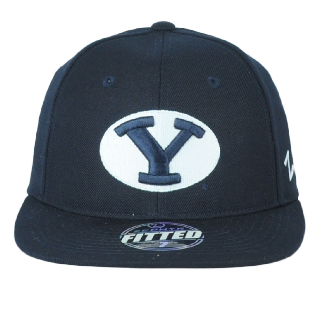 Casquette Zephyr Flex Fit BYU Cougars – Petite Taille, Bleue, Officielle NCAA