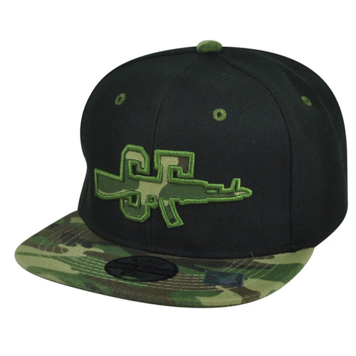 San Francisco SF Camouflage Camo City Snapback Flat Bill Town California Hat Cap
