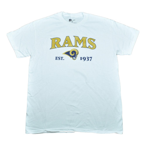 NFL St Louis Rams Commissioner EST 1937 Football Mens Tshirt Tee White 