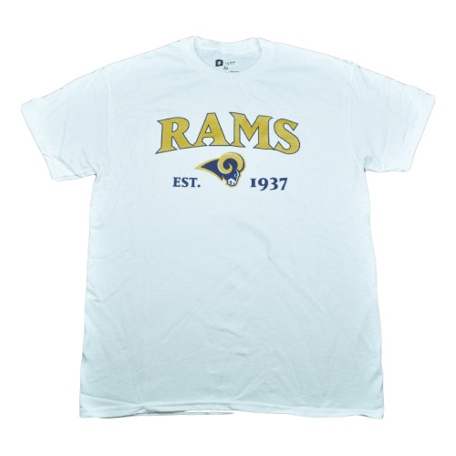 NFL St Louis Rams Benn Basic Mens Football Navy Blue Tshirt Tee