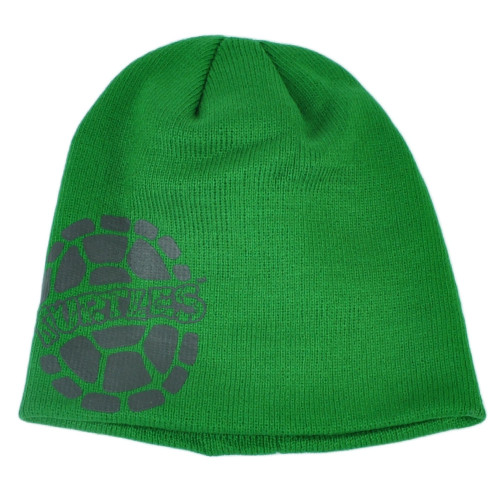 Teenage Mutant Ninja Turtles Cuffless Knit Beanie Green Winter Cartoon Toque 