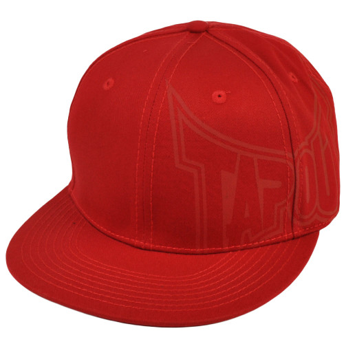 Tapout UFC MMA Caged Mixed Martial Arts Flat Bill Red Flex Fit One Size Hat Cap 