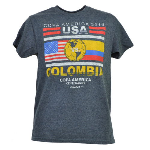 Copa America Centenario USA 2016 United States Colombia Tshirt Tee Futbol Soccer