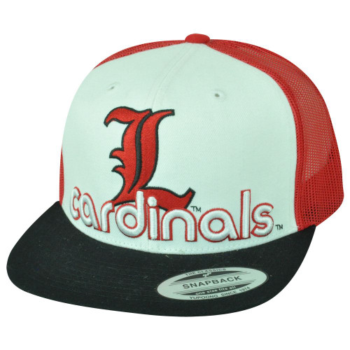 NCAA Louisville Cardinals Cards Top of The World Mesh Flat Bill Snapback Hat Cap