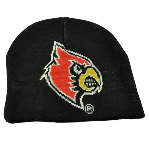 NCAA Louisville Cardinals Knit Beanie Cuffed Toque Skully One Size Red  College - Cap Store Online.com