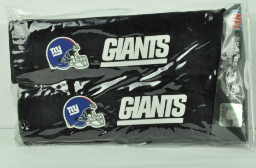 NFL New York Giant Seat Belt Pads Shoulder Protector Black Fan Car Accessories