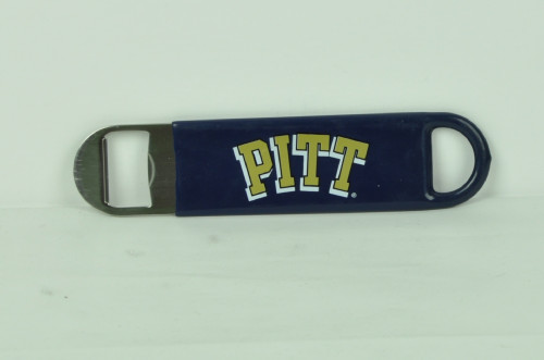 NCAA Pittsburgh Panthers Long Neck Bottle Opener Navy Blue Beverage Tailgate Fan