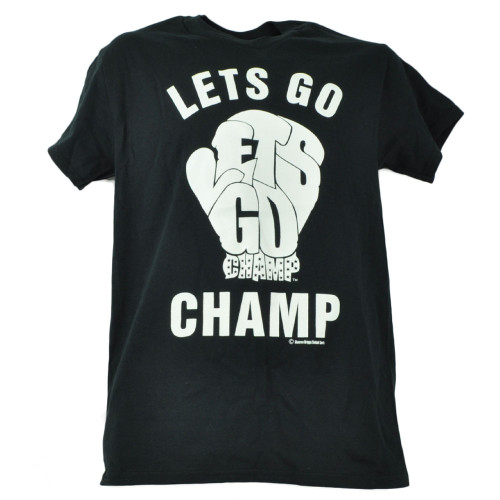 Shannon Cannon Briggs Lets Go Champ Mens Tshirt Tee Black Boxer Short Sleeve