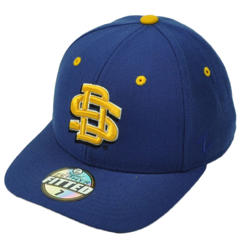 NCAA Original Zephyr South Dakota Jackrabbits Fitted Size Curved Bill Hat Cap
