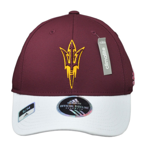 NCAA Arizona State Sun Devils M540Z Burgundy White Flex Fit Large XLarge Hat Cap
