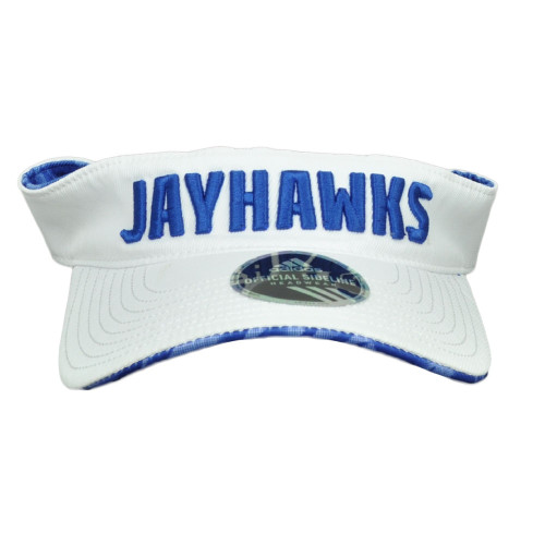 NCAA Adidas Kansas Jayhawks QB21Z Blue Relaxed Hat Cap Adjustable Climalite  - Cap Store Online.com