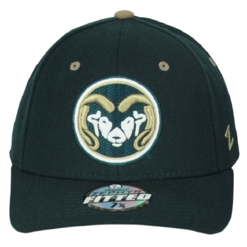 NCAA Original Zephyr Colorado State Rams Curved Bill Fitted Size Hat Cap