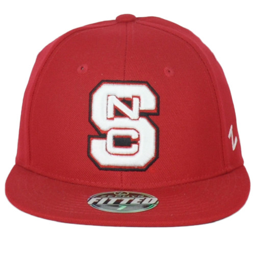 NCAA Zephyr North Carolina State Wolfpack Flat Bill Fitted Size Hat Cap