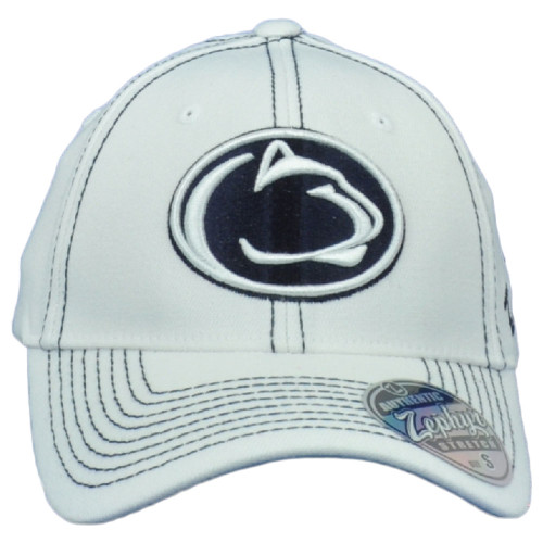 NCAA Zephyr Penn State Nittany Lions Curved Bill Fitted Kids Stretch Hat Cap