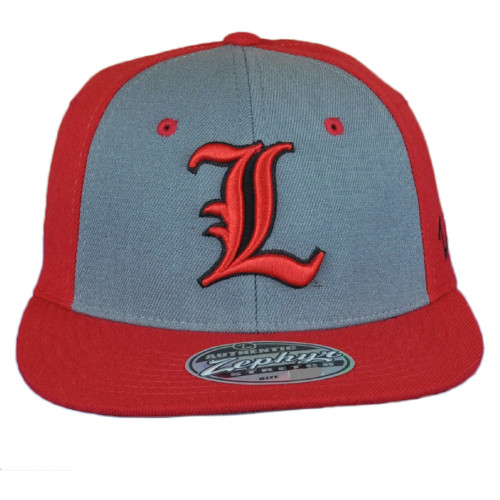 Louisville Cardinals Z11 Ash Adjustable Hat | White Hat with Black