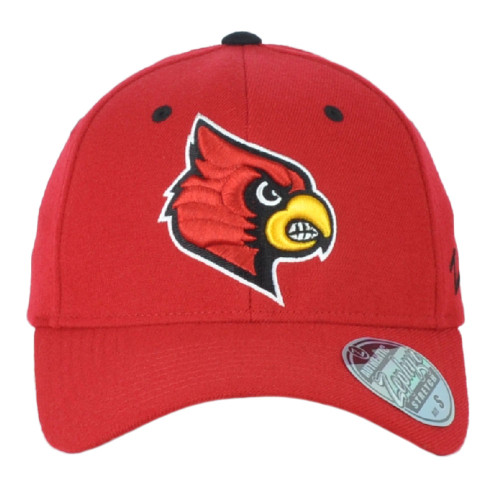 NCAA Zephyr Louisville Cardinals Red Fitted Stretch Small Men Adults Hat Cap