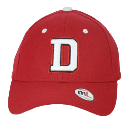 NCAA Davidson Wildcats Red Flex Fit Stretch Extra Large XL Curved Bill Hat Cap
