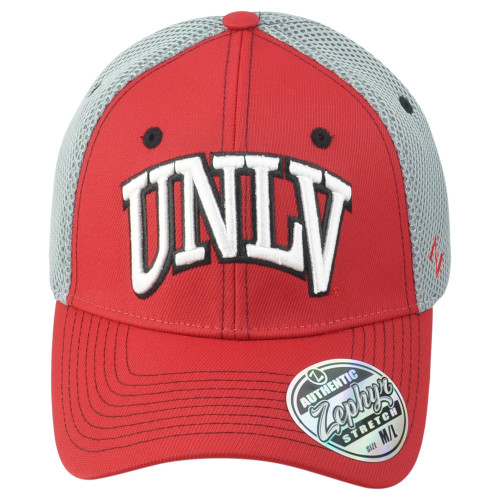 NCAA Zephyr UNLV Rebels Jersey Mesh Adults Flex Fit Stretch Small Hat Cap