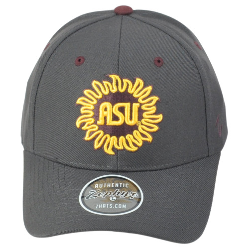 NCAA Zephyr Arizona State Sun Devils ASU Yellow Curved Bill