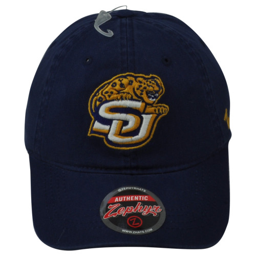 NCAA Zephyr Southern Jaguars Washed Men Adult Curved Bill Adjustable Hat Cap