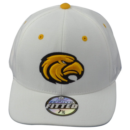 NCAA Zephyr Southern Miss Golden Eagles White Adult Men Fitted Size Hat Cap