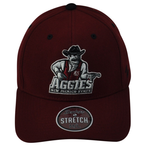 NCAA Zephyr New Mexico State Aggies Fitted Logo Curved Bill Youth Kid Hat Cap