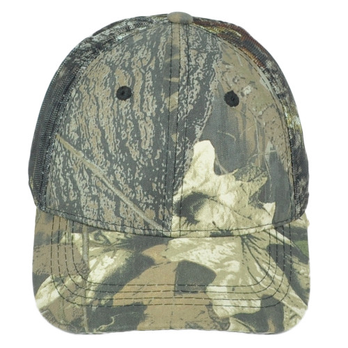 Mossy Oak Mesh Trucker Camouflage Blank Outdoors Curved Bill Adjustable Hat Cap