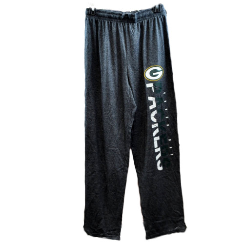 NFL Green Bays Packers Pajamas Pants Sleepwear Charcoal Men Elastic Waist