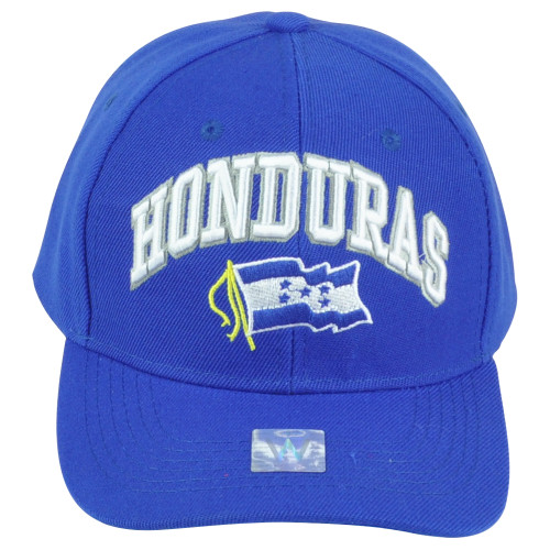 Honduras Central America Country Royal Blue Curved Bill Adjustable Adult Hat Cap