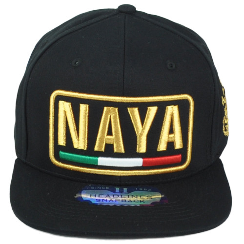 Nayarit Naya Mexico State Shield Flag Adjustable Flat Bill Adult Gorra Hat Cap