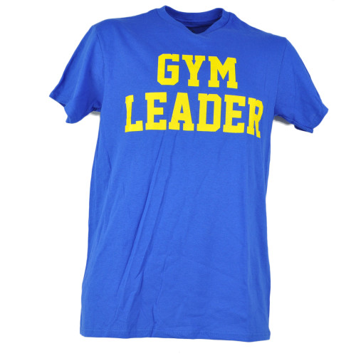 Spirit Gym Leader Exercises Adult Blue Crew Neck Short Sleeve Small Tshirt Tee