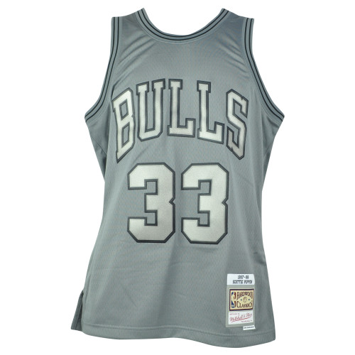 NBA Chicago Bulls Scottie Pippen #33 Lux Swingman Jersey Mitchell