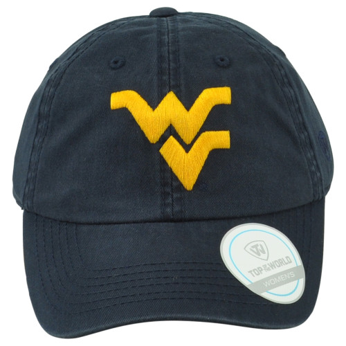 NCAA TOW West Virginia Mountaineers Navy Adjustable Womens Ladies Adults Hat Cap