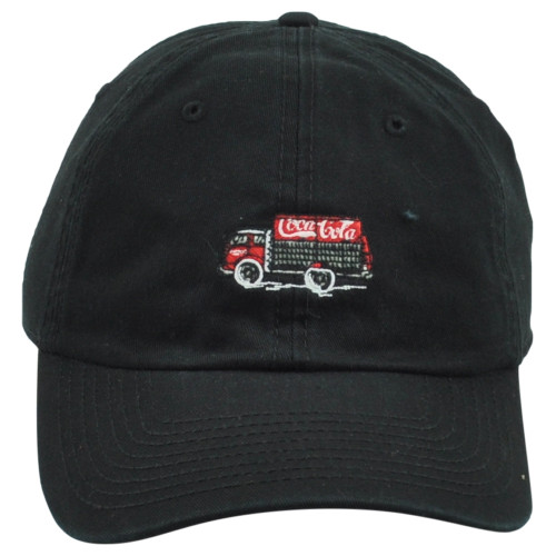 American Needle Coca Cola Truck Drink Beverage Black Adjustable Adults Hat Cap