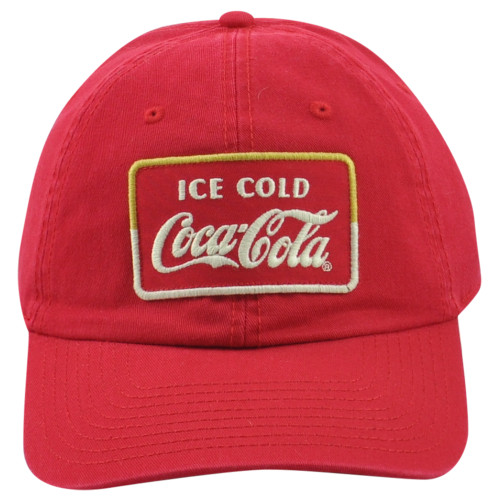 American Needle Coca Cola Ice Cold Drink Enjoy Red Adjustable Adults Hat Cap