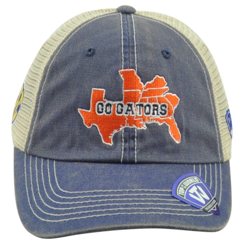 NCAA TOW Florida Gators Go SEC States Adults Men Trucker Mesh Snapback Hat Cap